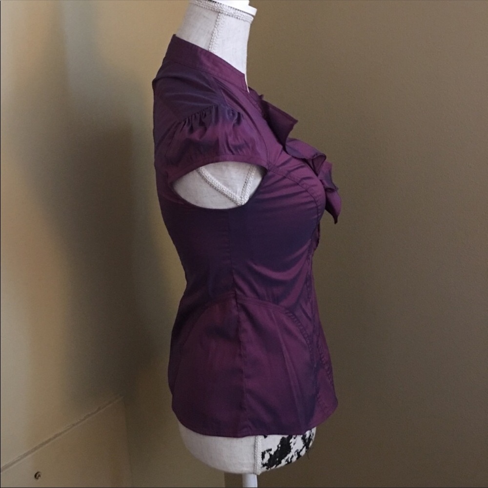Express Front Ruffle Blouse - Picture 2 of 4